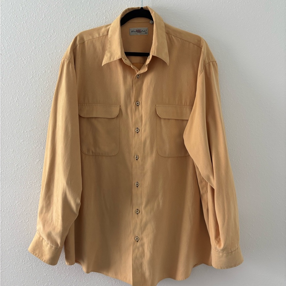 Mustard Yellow Button-Up Shirt